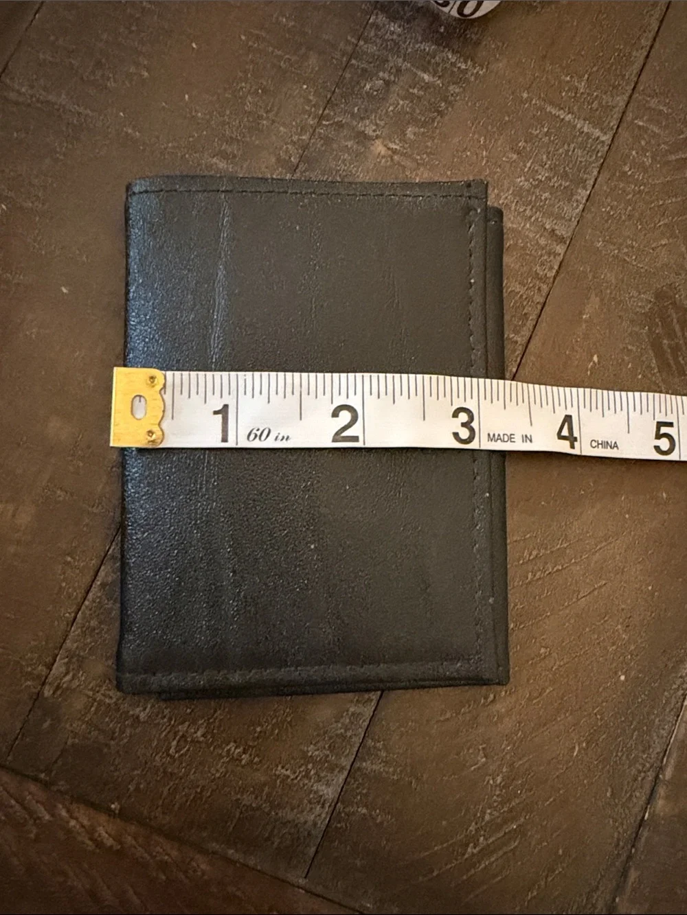 Men’s Black Cowhide Leather Card & Key Holder Wallet
